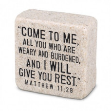 Come to me Scripture Stone